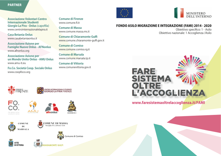 Brochure progetto Fare sistema 1